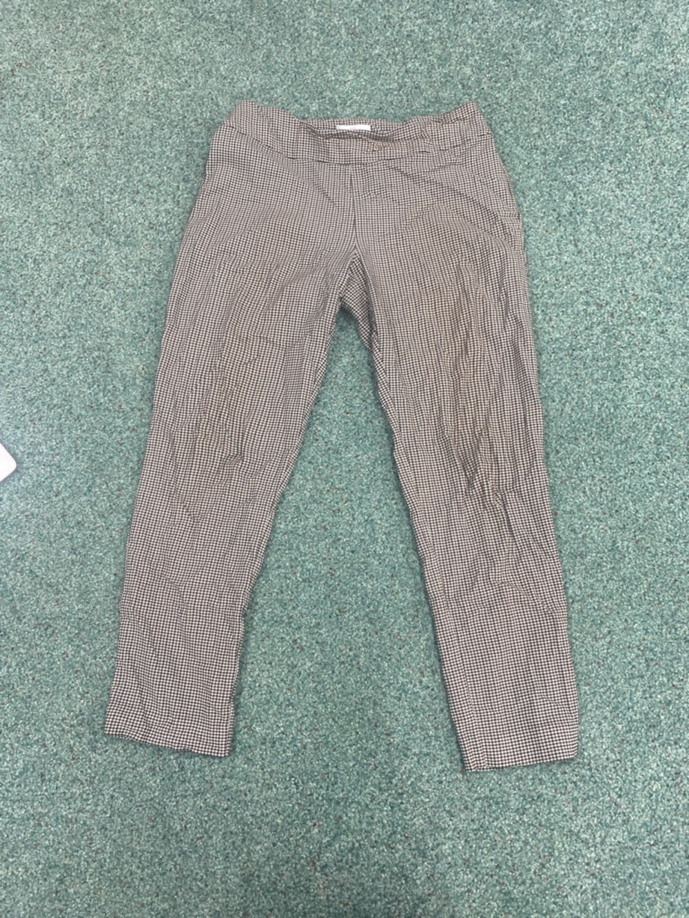 new directions Black and White Houndstooth Skinny Pants